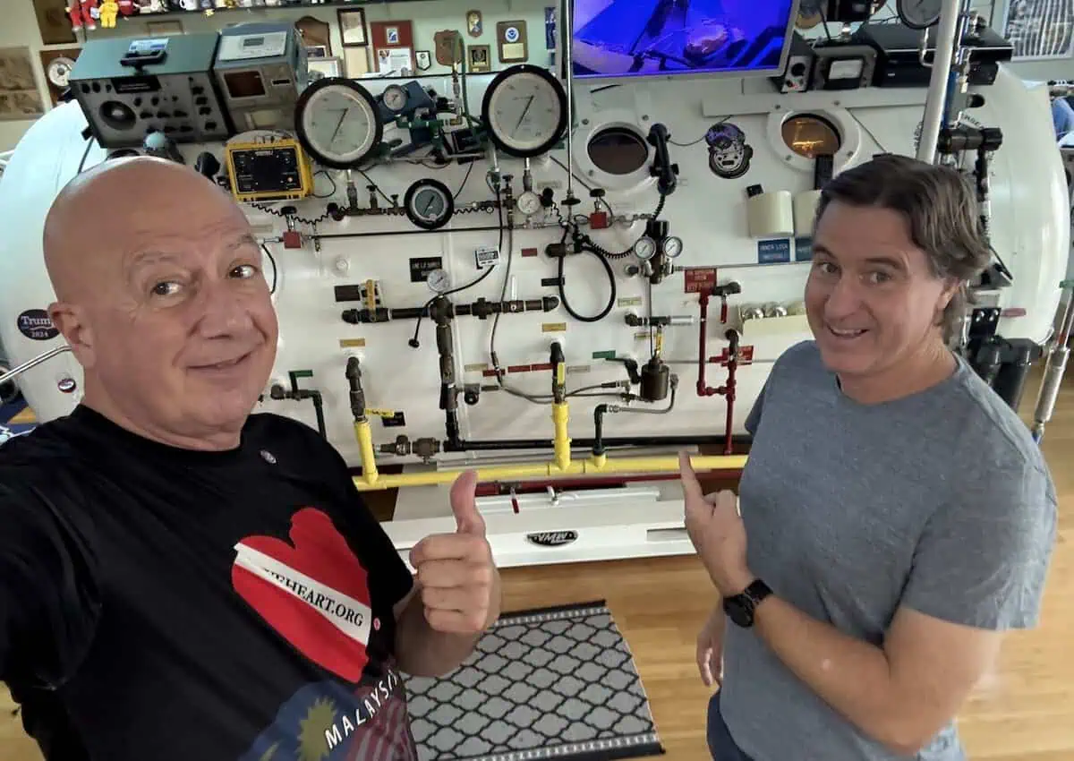 Jim Elliott and David Marsh (Image courtesy Jim Elliott)