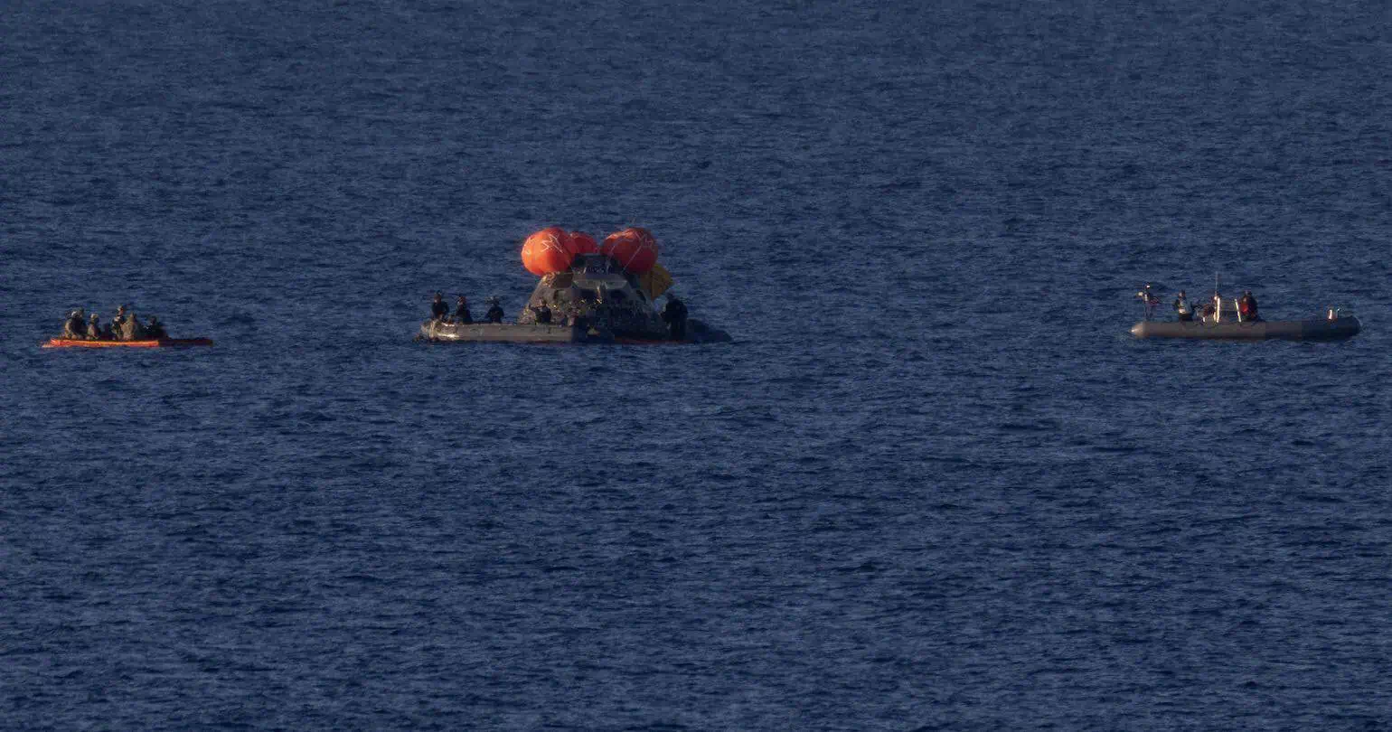 NASA Artemis II Recovery (Image Credit: NASA/Joel Kowsky)