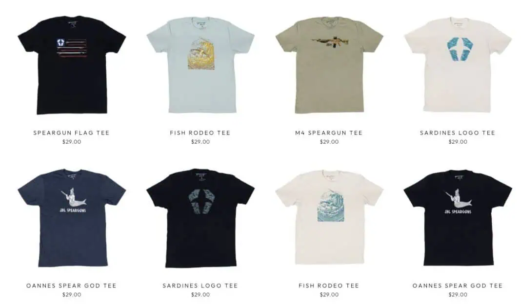 JBL Spearguns Unveils New T-Shirt Designs