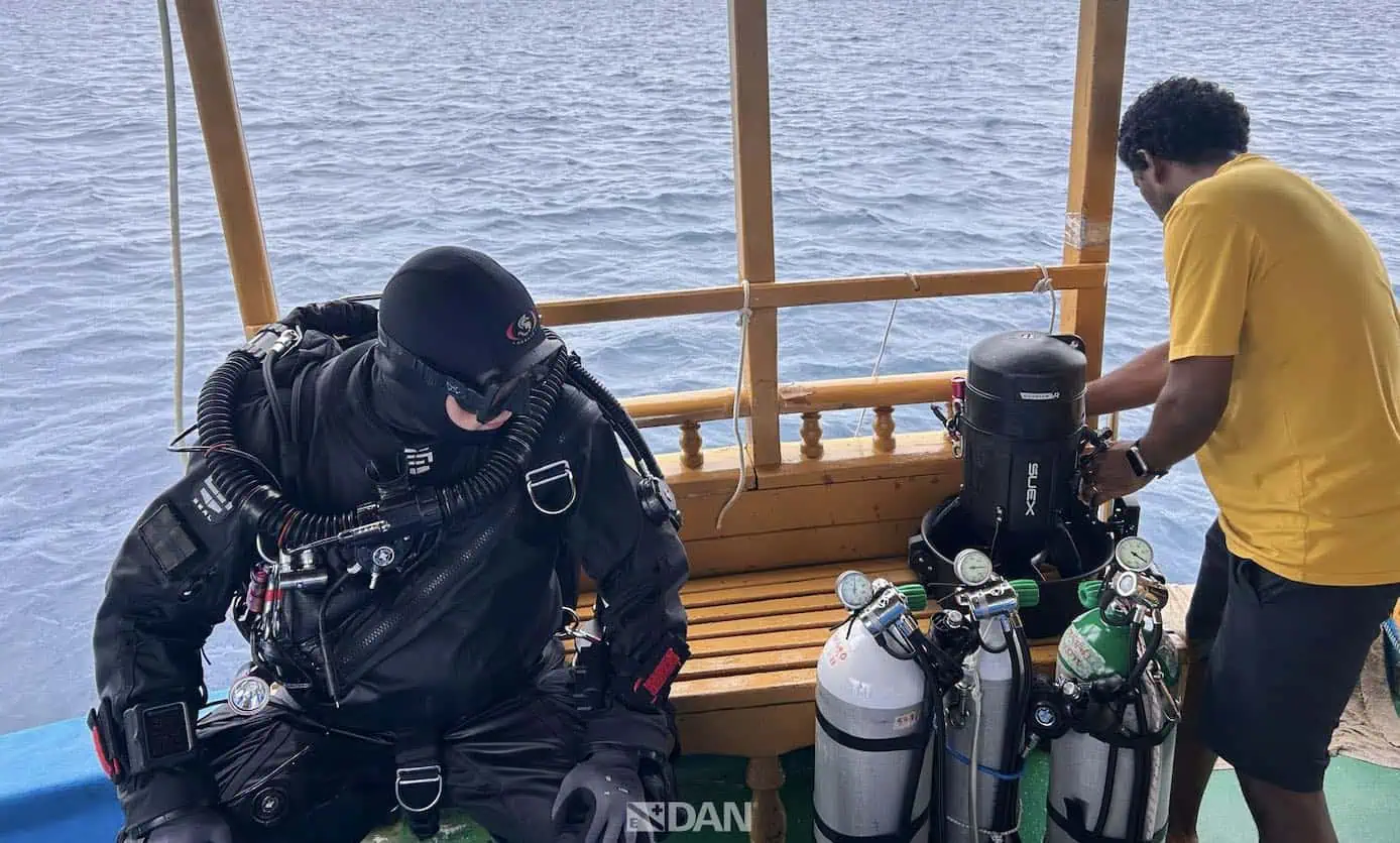 Diver Recovery Operations off the Maldives (Image credit: DAN Europe)