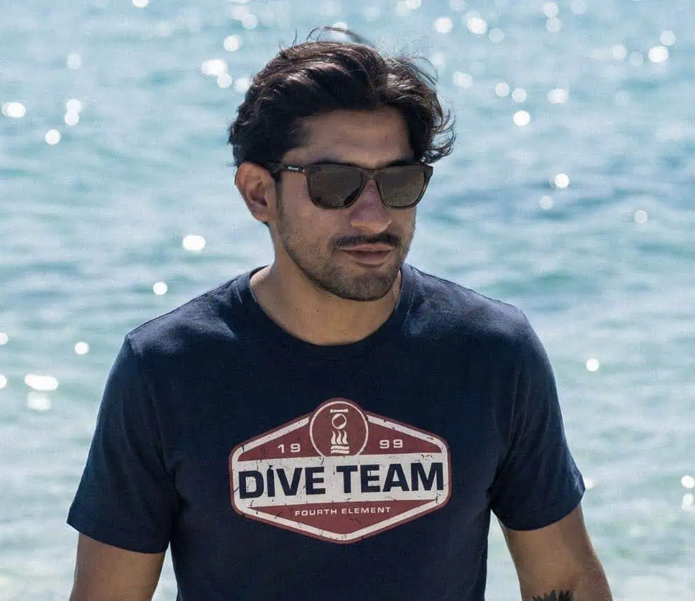 Fourth Element Dive Team navy T-shirt