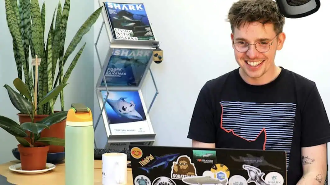 Shark Trust Podcast Host Mark Stokes-Packer