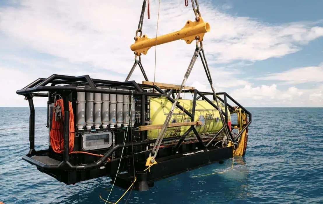 DEEP Deploys Vanguard Underwater Habitat (Image credit: DEEP and Brendan Hall)